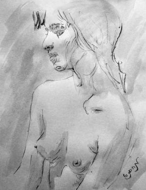 Sexy nude women sketch 689X900 jpeg