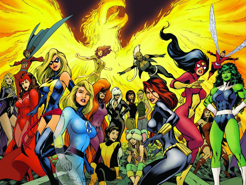Women of marvel female superheroes full size