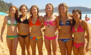 Young teen girls bikinis at the beach 960X583 jpeg