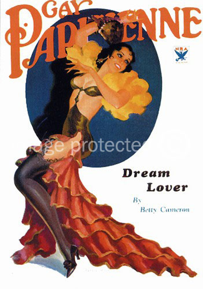 Vintage gay pinup art full size