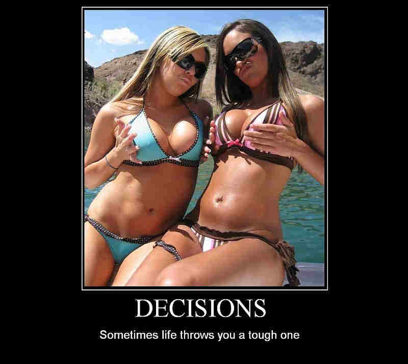Tough decisions motivational posters full size