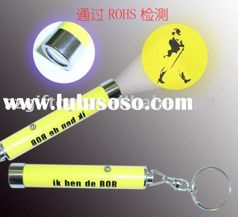 Led light keychain with logo full size