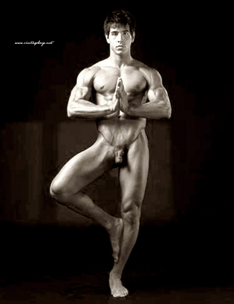 Vintage nude male art full size