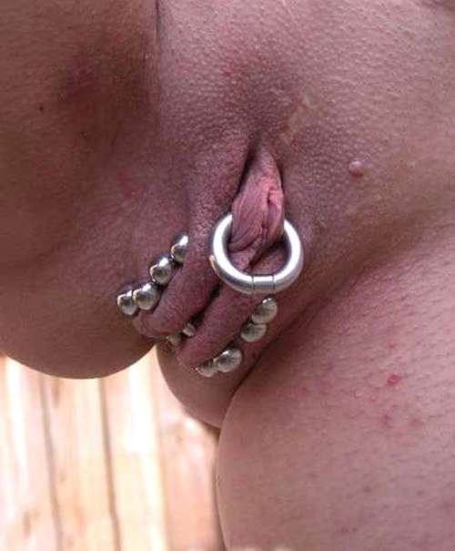 Pussy chastity piercing full size