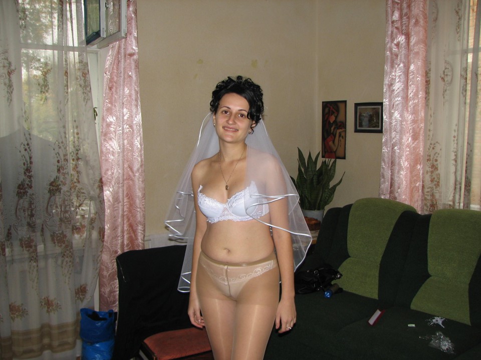 Pantyhose wedding upskirt brides full size