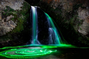 Long exposure neon waterfalls 960X642 jpeg