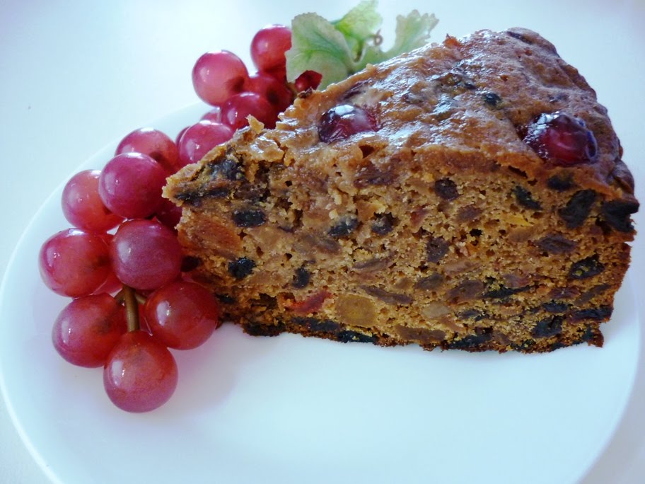 Boiled fruit cake full size