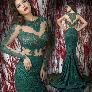 Green long sleeve lace mermaid prom dresses 600X600 jpeg