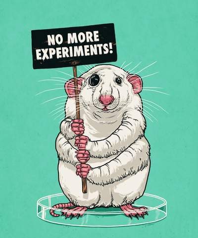 No more animal testing full size