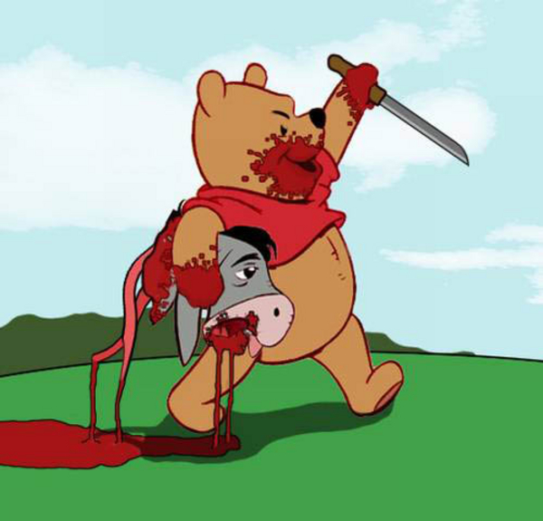 Emo winnie the pooh full size