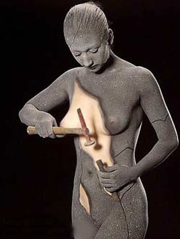 Erotic female body art full size