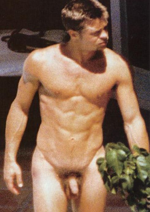 Celebrity male nude brad pitt full size