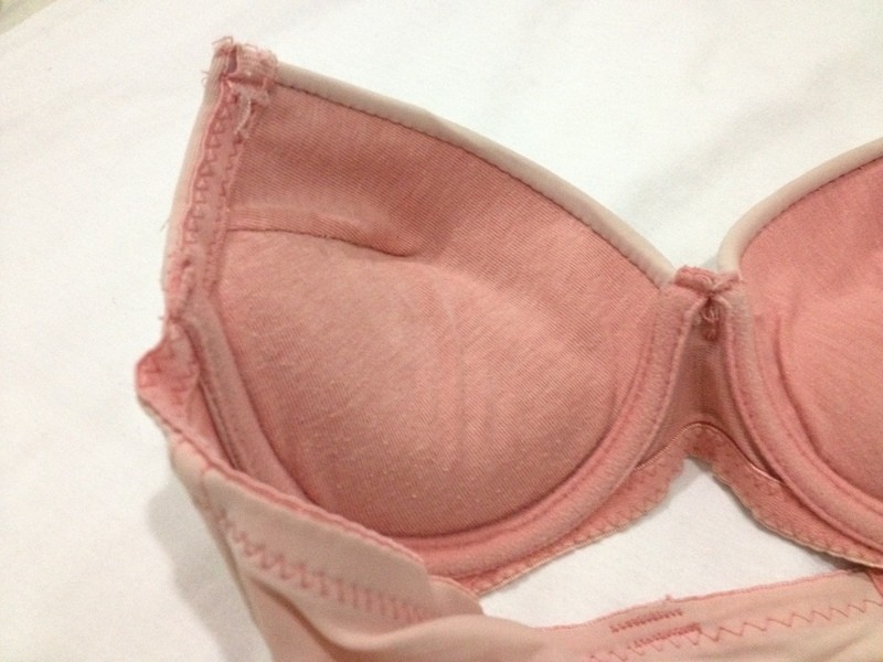 Small tits padded bra full size