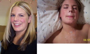 Before after facial girlfriend cumshot homemade 960X579 jpeg
