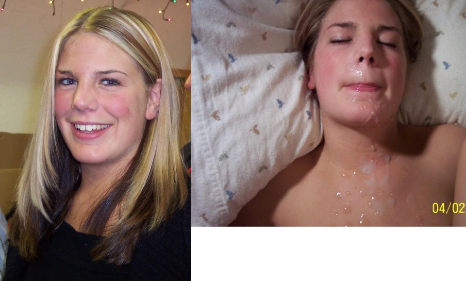 Before after facial girlfriend cumshot homemade full size