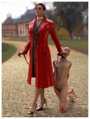 Femdom slave on leash 798X1054 jpeg