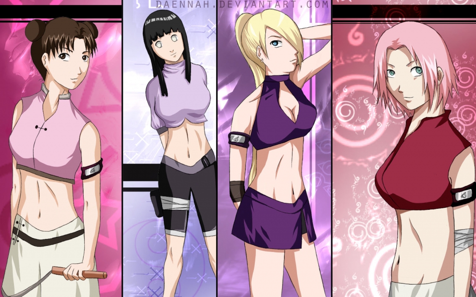 Naruto girls full size