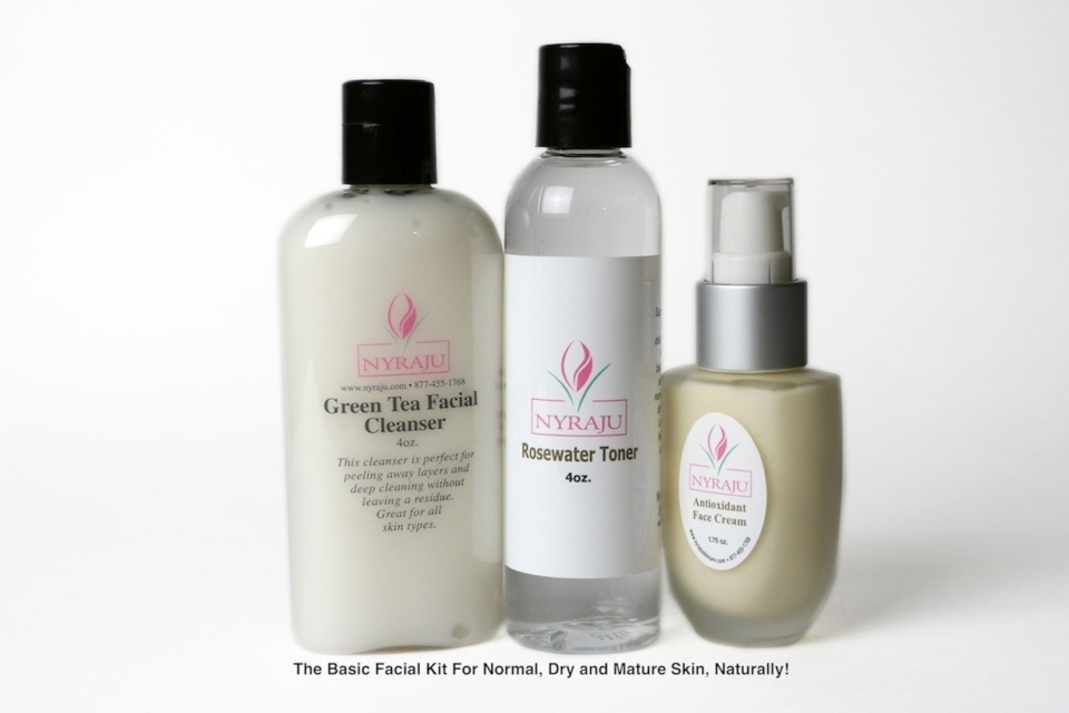 Black skin care facial products full size