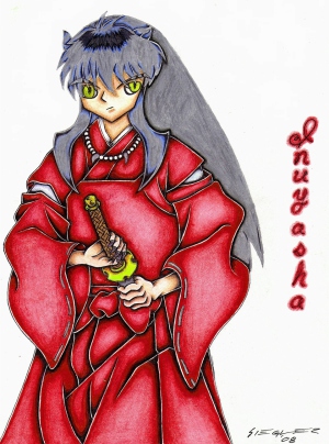 Inuyasha fan art 960X1294 jpeg