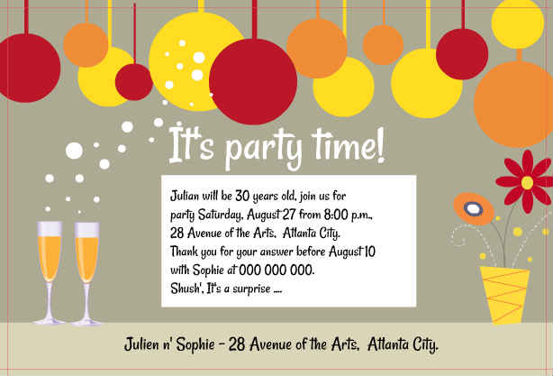 Adult birthday invitation templates full size