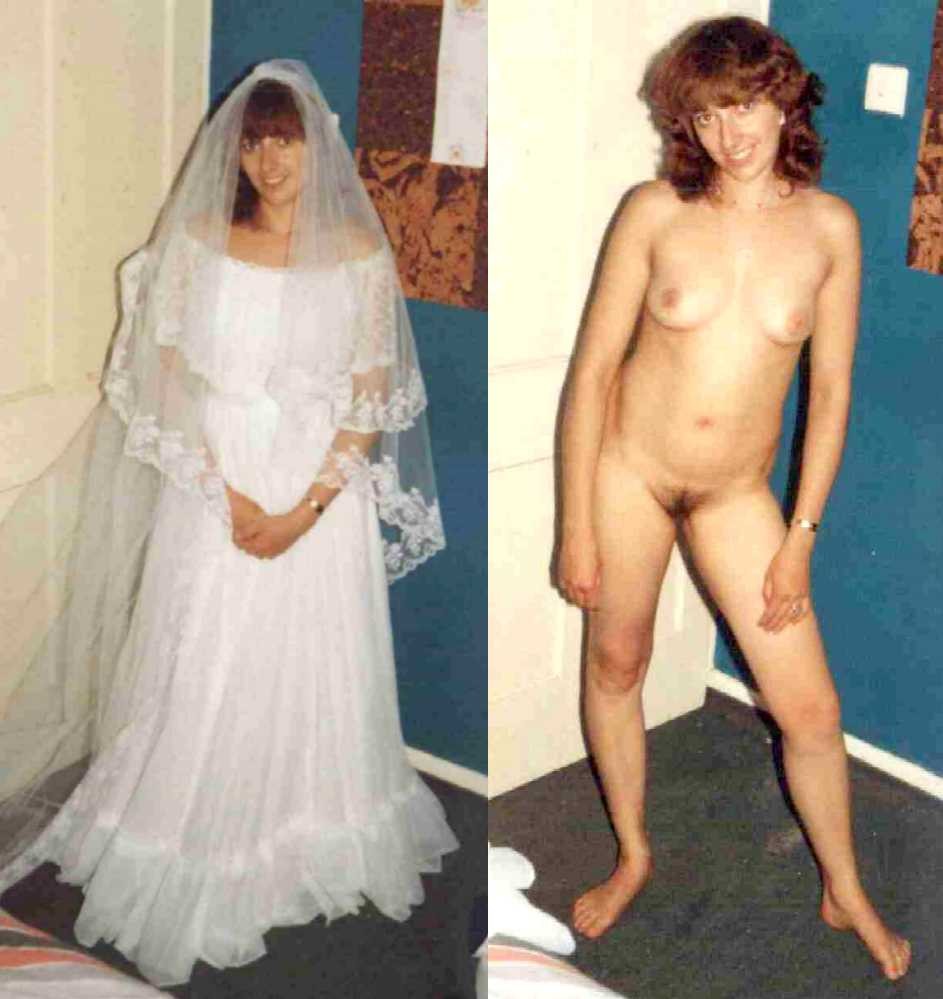 Polaroid brides dressed and undressed full size