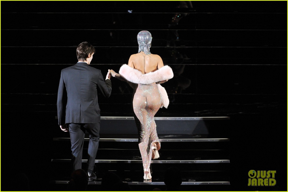 Cfda awards rihanna dress see through full size