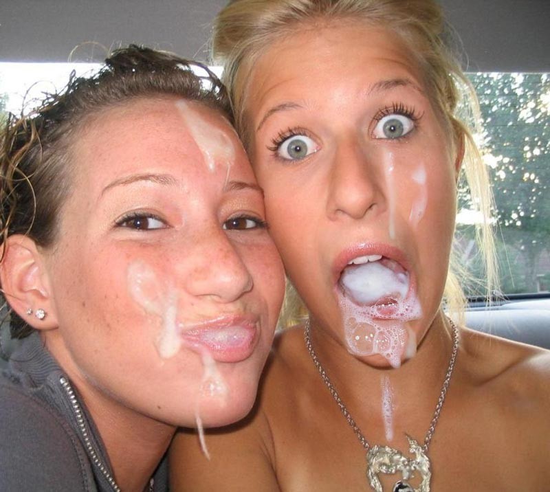 Homemade black girl cum facial full size