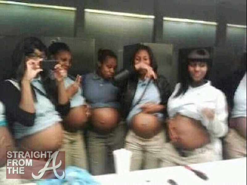 Pregnant black high schools teens girls full size