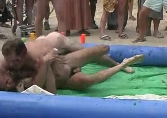 Naked at burning man wrestling full size