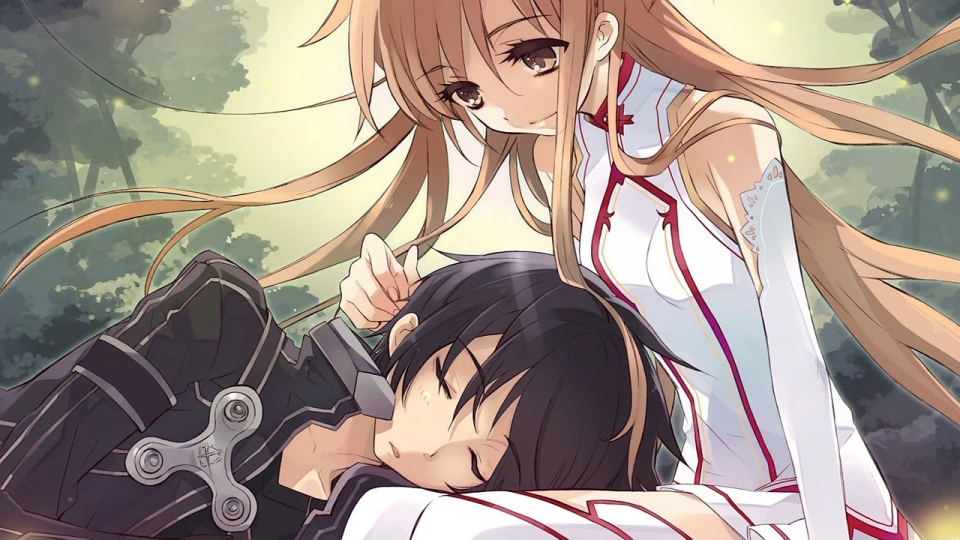 Sword art online kirito and asuna full size