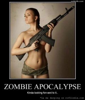 Zombie apocalypse girls with guns 600X705 jpeg