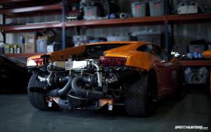 Lamborghini car engine 960X600 jpeg
