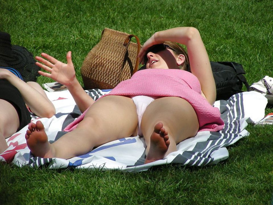 Candid street upskirt voyeur full size