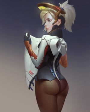 Overwatch mercy halloween porn 922X1153 jpeg