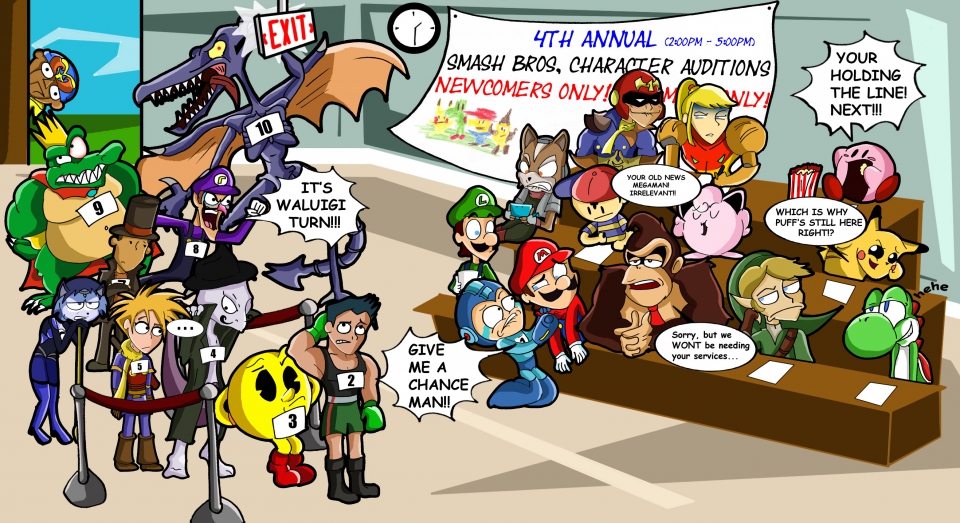 Super smash bros 4 full size