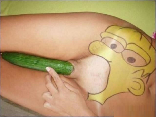 Homer simpson tattoo pussy full size