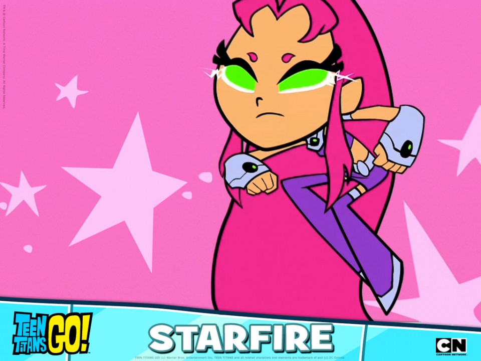 Teen titans go starfire cartoon full size