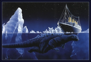 Godzilla vs titanic 960X654 jpeg