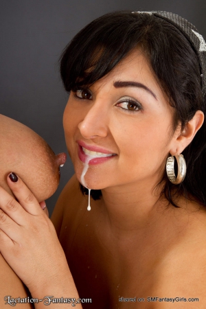 Girls sucking milk from breast 800X1200 jpeg