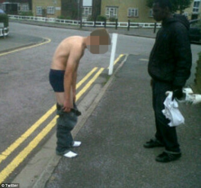 Black boy stripped full size