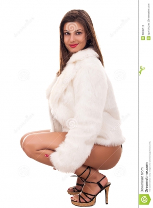 Girls wearing only fur coat 957X1300 jpeg