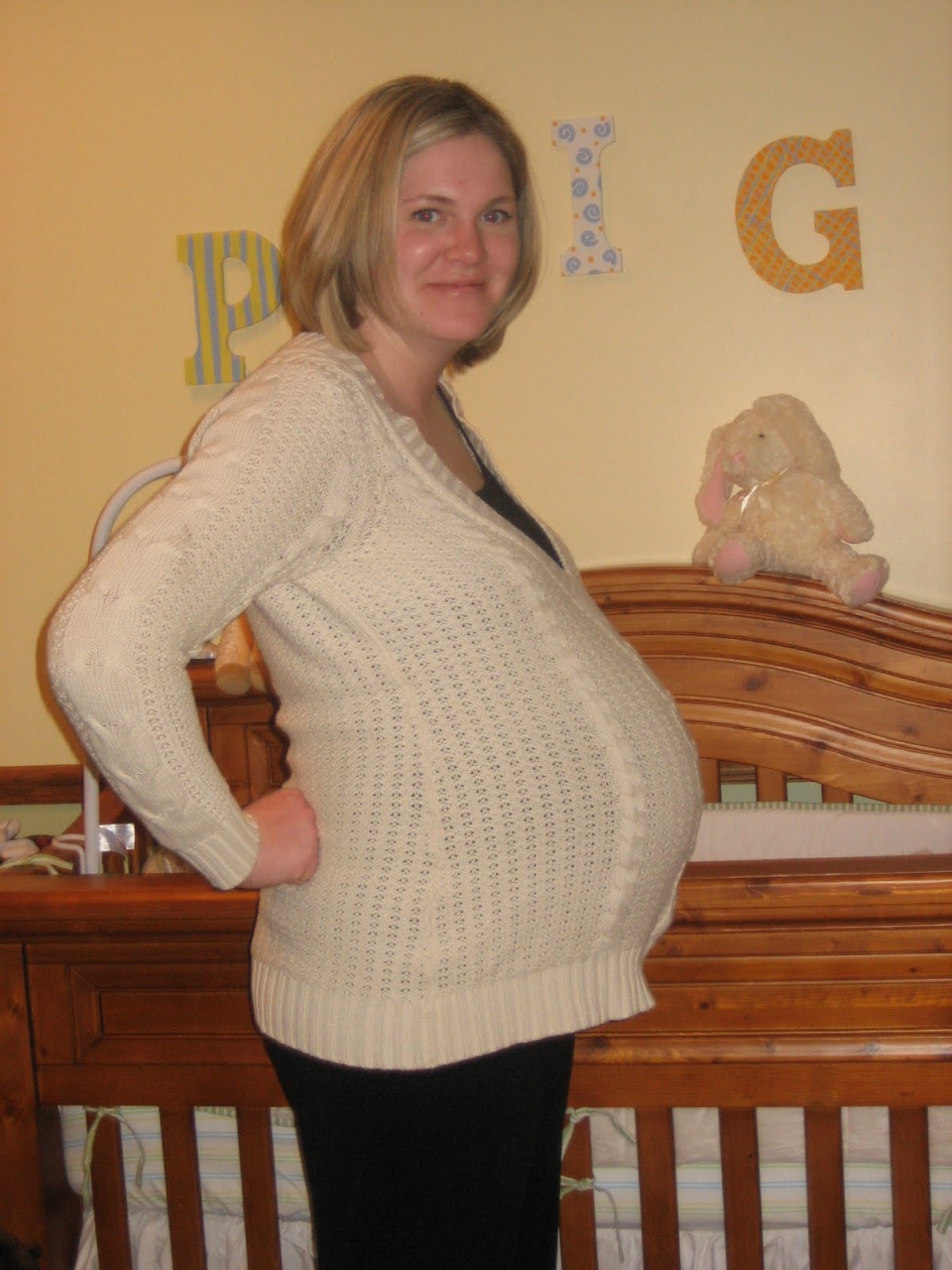 Over 40 weeks pregnant full size