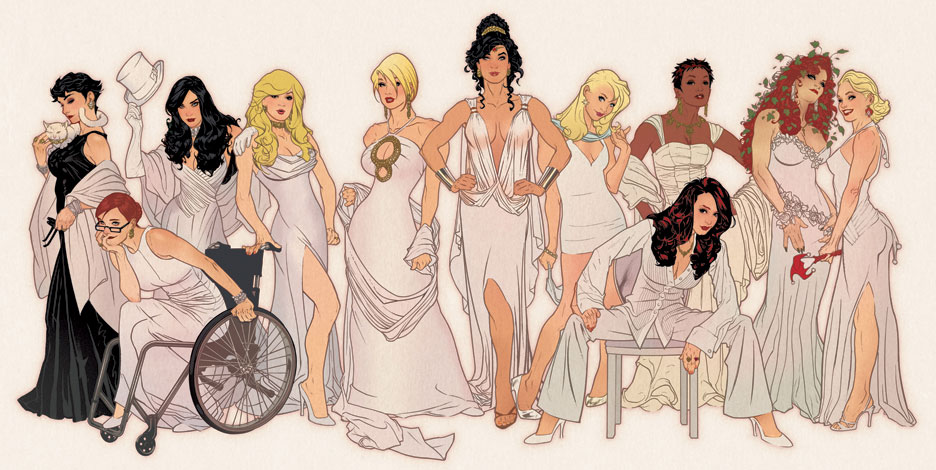 Adam hughes dc women full size