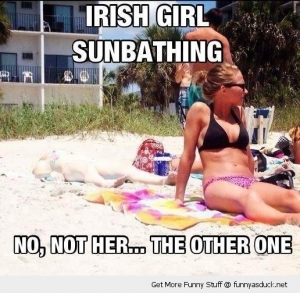 Funny irish girl sunbathing 516X504 jpeg