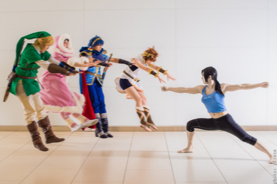 Super smash bros wii fit trainer cosplay full size
