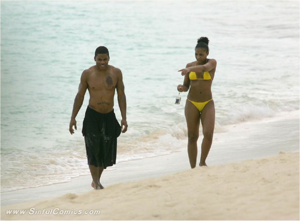 Ashanti bikini ass full size