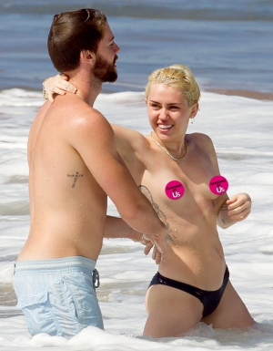 Miley cyrus topless hawaii 960X1234 jpeg
