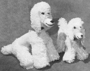 Vintage crochet poodle pattern 606X484 jpeg