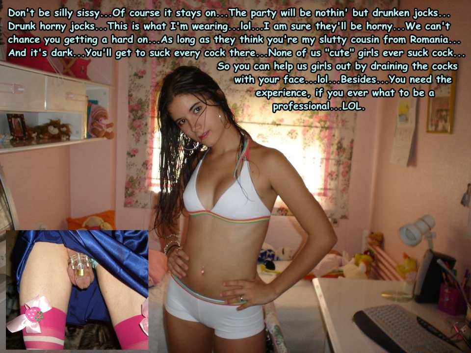 Crossdressing whore caption full size