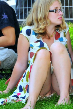 Nerd upskirt pussy 500X747 jpeg
